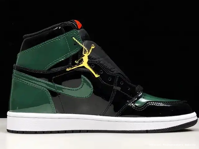 Official Maikesneakers Team Orange-Fir x Jordan AV3905-038 1 High Air SoleFly Retro Black OG 0409